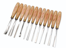 Robert Sorby 612A12ST - Woodcarving Tool 12 Piece Set