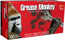 Watson Grease Monkey 5554PF - Grease Monkey 5 MIL Nitrile - Large