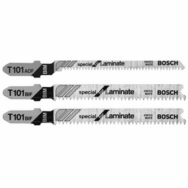 Bosch T503 - Jig Saw Blade, T-Shank, 3 pc. Hardwood/Laminate Flooring Set