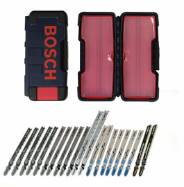 Bosch TC21HC - Jig Saw Blade, T-Shank, 21 pc. Set for Multiple Materials