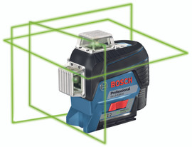 Bosch GLL3-330CG - 360 Connected Green-Beam Three-Plane Leveling and Alignment-Line Laser