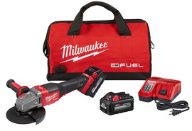 Milwaukee 2980-22 - M18 FUEL 4-1/2 in.-6 in. No Lock Braking Grinder with Paddle Switch 2 Battery Kit