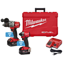 Milwaukee 2996-22 - M18 FUEL Hammer Drill/Impact with One Key Combo Kit