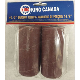 King Canada SL-415-K-120 - 2 pc. 4-1/2" x 1-1/2" -120 Grit wood sanding sleeve kit
