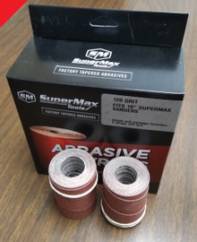 SuperMax Tools 60-19-000 - Precut Abrasive Strips for 19x38, 36/80/120G Mix 3/Pkg