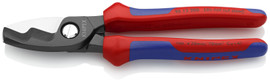 Knipex 9512200SBA - 8'' Cable Shears w/twin cutting edge-Comfort Grip
