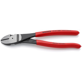 Knipex 7421200SBA - 8'' High Leverage Angled Diagonal Cutters