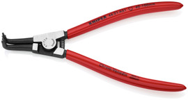 Knipex 4621A31SBA - 8'' 90° Angled Circlip Pliers for External Circlips on Shafts-Forged Tip-Size 3