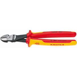 Knipex 7408250SBA - 10'' High Leverage Diagonal Cutters-1,000V Insulated