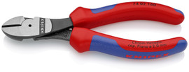Knipex 7402160 - 6 1/4'' High Leverage Diagonal Cutters-Comfort Grip
