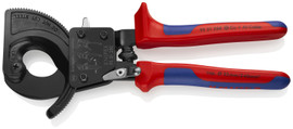 Knipex 9531250SBA - 10'' Cable Cutters-Ratcheting Type-Comfort Grip