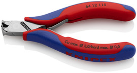 Knipex 6412115 - 4.5'' Electronics End Cutters-Comfort Grip