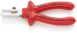 Knipex 1107160 - 6 1/4'' End-Type Wire Stripper-Dipped 1,000V Insulated