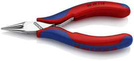 Knipex 3532115 - 4.5'' Electronics Pliers-Round Tips, Comfort Grip