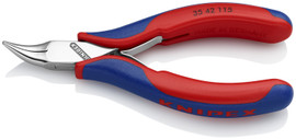 Knipex 3542115 - 4.5'' Electronics Pliers-Angled Half Round Tips