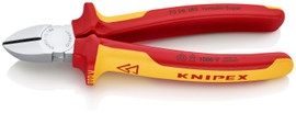 Knipex 7006180 - 7'' Diagonal Cutters-1,000V Insulated