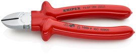 Knipex 7007180 - 7 1/4'' Diagonal Cutters-1,000V Insulated