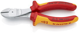 Knipex 7406160 - 6 1/4'' High Leverage Diagonal Cutters-1,000V Insulated