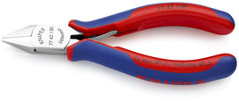 Knipex 7742130 - 5.25'' Electronics Diagonal Cutters-Comfort Grip