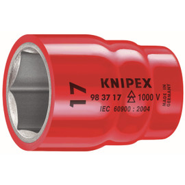 Knipex 98377/16" - Hex Socket, 3/8"-1,000V Insulated 7/16"