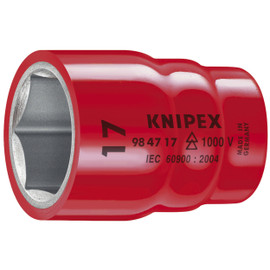 Knipex 98473/4" - Hex Socket, 1/2"-1,000V Insulated 3/4"