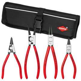 Knipex 9K001953US - 4 Pc Circlip "Snap-Ring" Set In Pouch Straight