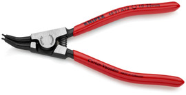 Knipex 4631A12SBA - 5 1/2" 45° Angled Circlip Pliers for External Circlips on Shafts-Forged Tip-
Size 0