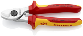 Knipex 9516165SBA - 6 1/2'' Cable Shears-1,000V Insulated