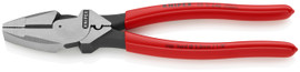 Knipex 0911240SBA - 9 1/2'' High Leverage Lineman's Pliers New England w/ Tape Puller & Crimper