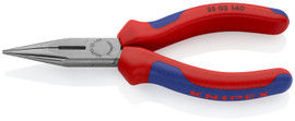 Knipex 2502140 - 5 1/2'' Long Nose Pliers w/ Cutter-Comfort Grip