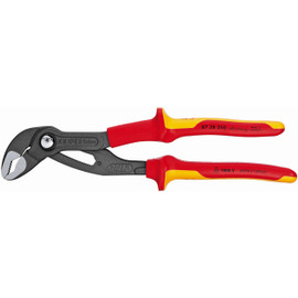Knipex 8728250US - 10'' Cobra® High-Tech Water Pump Pliers-1,000V Insulated