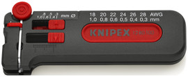 Knipex 1280100SB - 4'' Precision Mini Wire Stripper 18-28 AWG