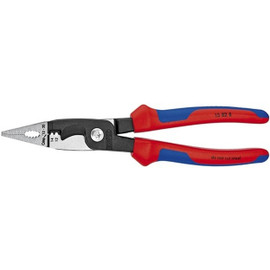 Knipex 13828SBA - 8'' Electrical Installation Pliers-Comfort Grip 12,14 AWG