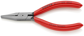 Knipex 3711125 - 5'' Electronics Gripping Pliers-Flat Wide Tips