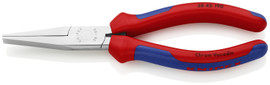 Knipex 3845190 - 7 1/2'' Long Nose Pliers W/O Cutter-Flat Tips, Comfort Grip
