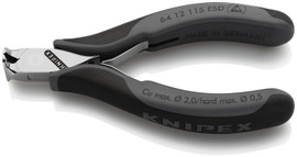 Knipex 6412115ESD - 4.5'' Electronics End Cutters-ESD