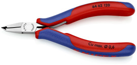 Knipex 6462120 - 4.75'' Electronics End Cutters-Comfort Grip