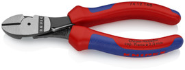 Knipex 7412160 - 6 1/4'' High Leverage Diagonal Cutters w/opening spring - Comfort Grip