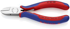 Knipex 7702130 - 5.25'' Electronics Diagonal Cutters-Comfort Grip