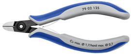 Knipex 7902125 - 5'' Precision Electronics Diagonal Cutters-Comfort Grip