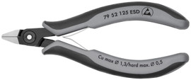 Knipex 7952125ESD - 5'' Precision Electronics Diagonal Cutters-ESD-Comfort Grip