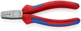 Knipex 9762145A - 5 3/4'' Crimping Pliers for End Sleeves (Ferrules)-Comfort Grip