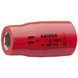 Knipex 984711/16" - Hex Socket, 1/2"-1,000V Insulated 11/16"