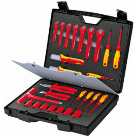 Knipex 989912 - 26 Pc Standard Tool Kit-1,000V Insulated