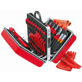 *DISCONTINUED NO LONGER AVAILABLE* Knipex 989914 - 48 Pc Universal Tool Set-1,000V Insulated
