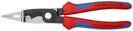 Knipex 1382200SB - 8'' 6 in 1 Electrical Installation Pliers-Metric Wire