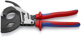 Knipex 9532320 - 12 1/2'' 3 Stage Drive Ratchet Cable Cutter - Comfort Grip