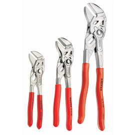 Knipex 9K008045US - 3 Pc Pliers Wrench Set (6", 7", 10")