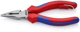 Knipex 0822145TBKA - 5 3/4'' Needle-Nose Combination Pliers-Comfort Grip-Tethered Attachment