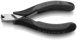 Knipex 6402115ESD - 4.5'' Electronics End Cutters-ESD